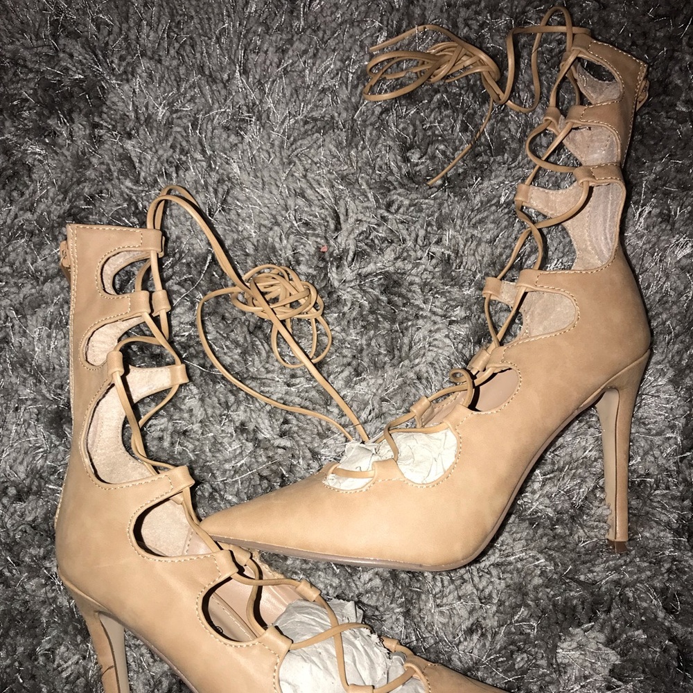 Lace Up Heels